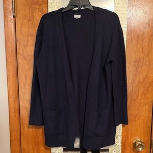 Cielo Navy Open Front Cardigan
